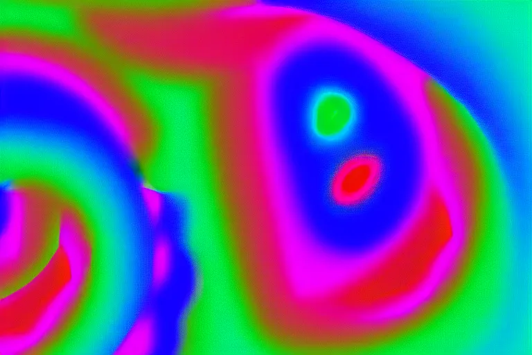 Prompt: an ultrasound of the first prismatic child made of perlin noise born in latent space