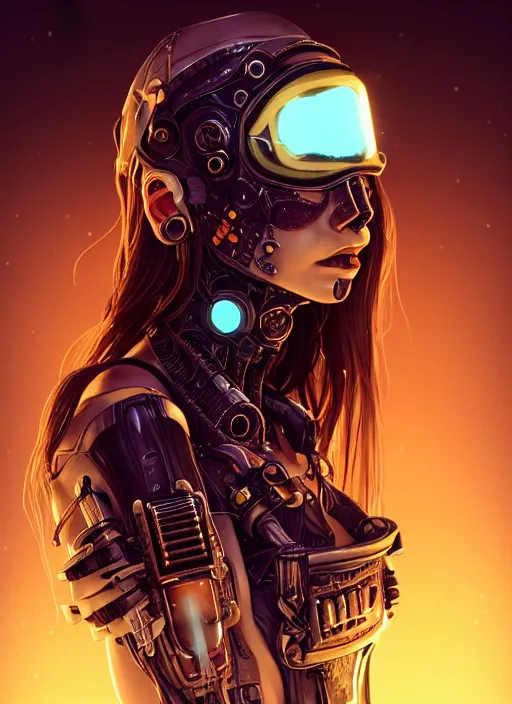 Image similar to soft lustrous ebony biotech raver gutter punk gothic cyborg, golden ratio, details, scifi, fantasy, cyberpunk, intricate, decadent, highly detailed, digital painting, octane render, artstation, concept art, smooth, sharp focus, illustration, art by artgerm, loish, wlop