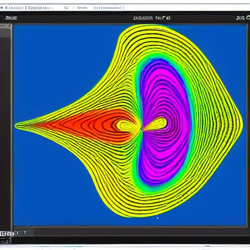 Prompt: vector flow field