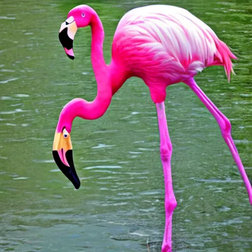 Image similar to pink flamingo all over the place