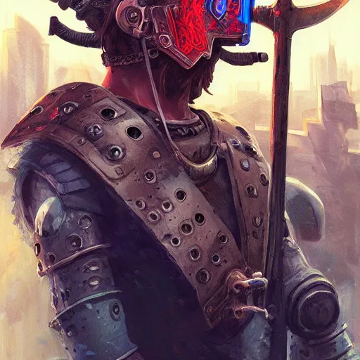 Image similar to cyberpunk viking helmet mask warrior goddess robot ninja fantasy, art gta 5 cover, official fanart behance hd artstation by jesper ejsing, by rhads, makoto shinkai and lois van baarle, ilya kuvshinov, ossdraws