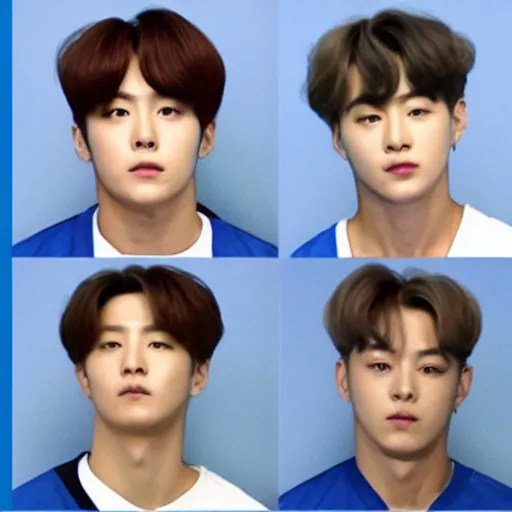 Image similar to bts mugshot