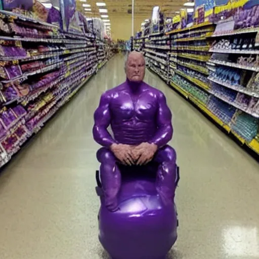 Image similar to thanos lost his mom in walmart