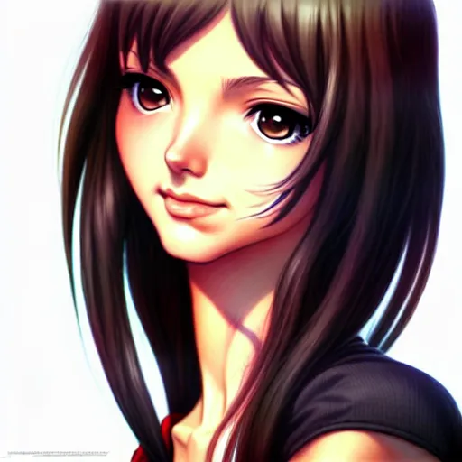 Prompt: nice image, victoria justice by range murata and artgerm