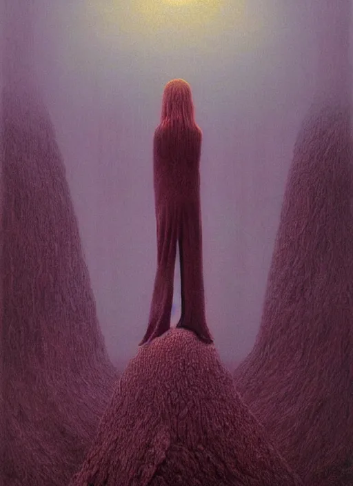 Image similar to twin peaks movie poster art by zdzislaw beksinski