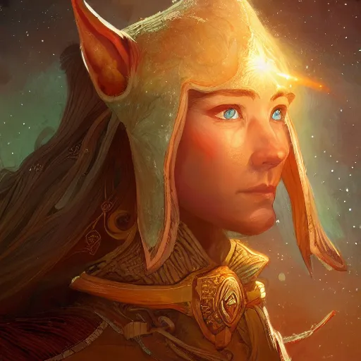 Prompt: a detailed portrait of an elf star seeker, by victo ngai and justin gerard, digital art, realistic painting, very detailed, sharp focus, fantasy, dnd, trending on artstation