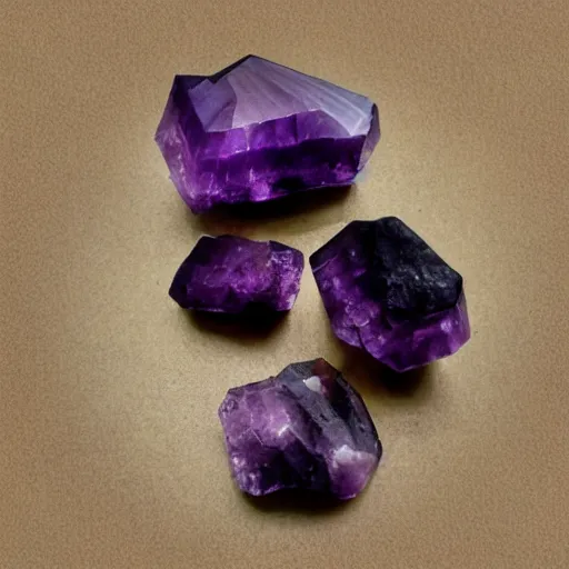 Image similar to amethyst crystals on smoky quartz