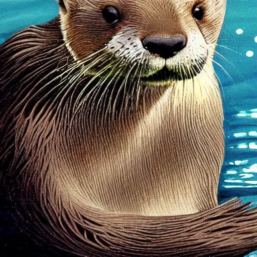 Prompt: Otter Grace Kelly