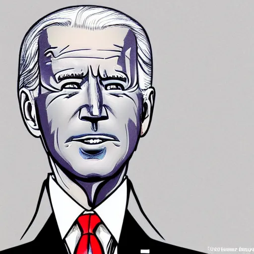 Image similar to female joe biden in anime style, high detail, anatomically correct,