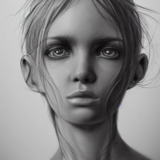 Prompt: beautiful and detailed portrait of a sylph. trending on artstation.