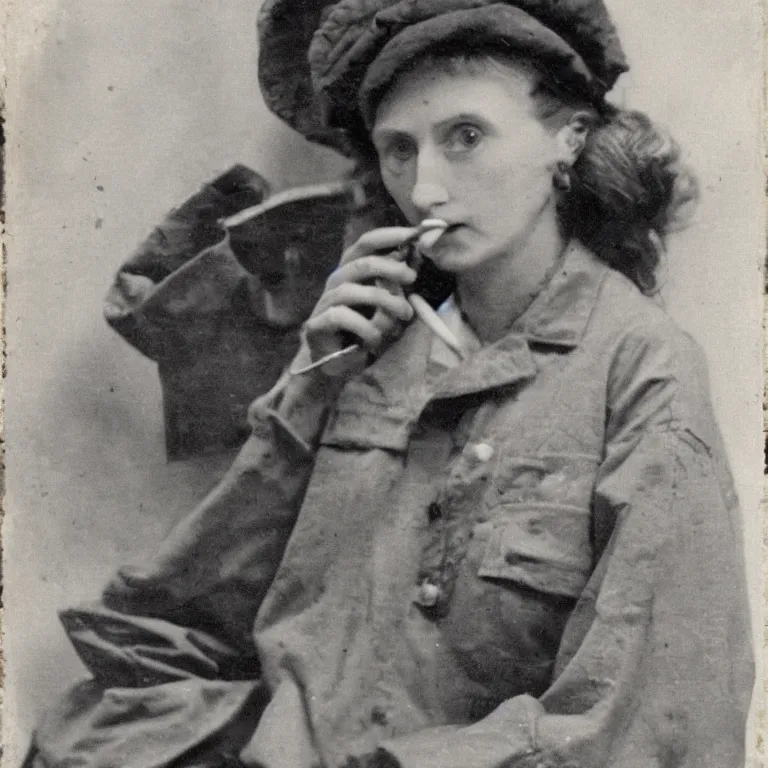 Prompt: Yes, she thought, laying down her brush in extreme fatigues, I have had my vision, by Virginia Woolf