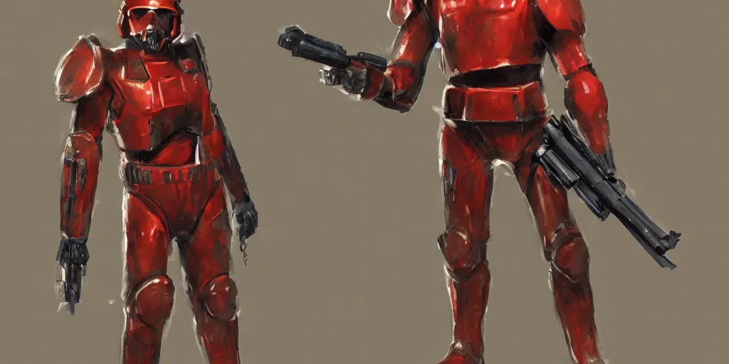 Image similar to Soviet Tesla Trooper from Red Alert 2, epic, concept art