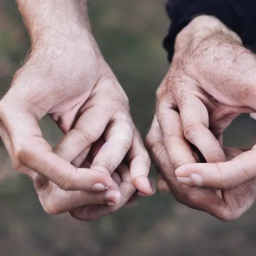 Image similar to weird hands, tangled fingers