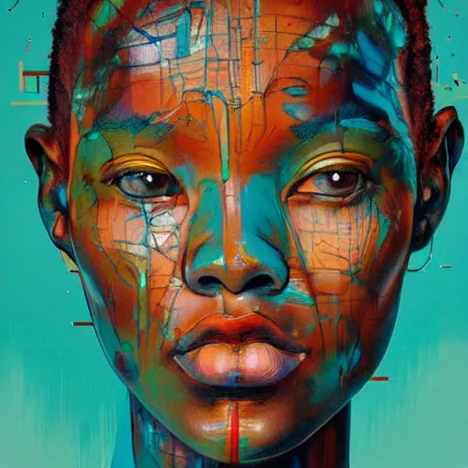 Prompt: medium portrait soft light painted by james jean and erik jones and conrad roset, inspired by shaka zulu science fiction, smooth face feature, intricate oil painting, sharp high detail illustration, - c 1 2