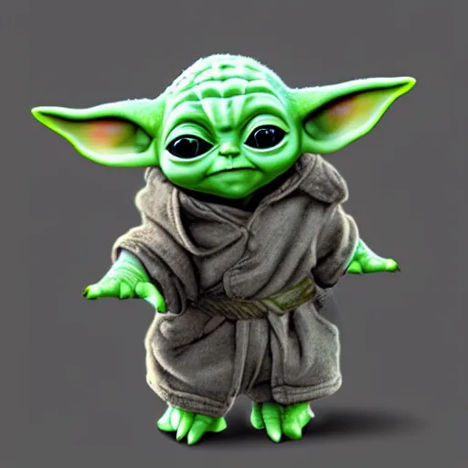 Prompt: a baby yoda print shirt, photo studio, commercial photo, artstation trend, hdr