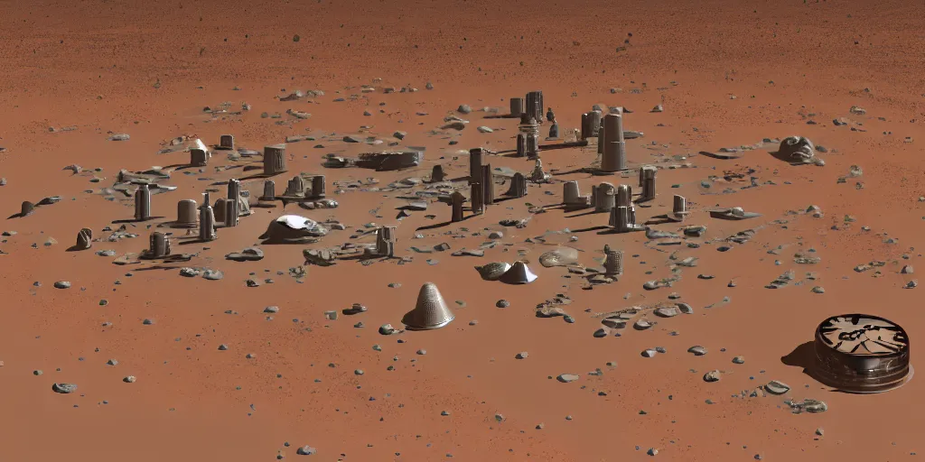 Prompt: Human settlement on Mars with a Starbucks, cinematic, futuristic