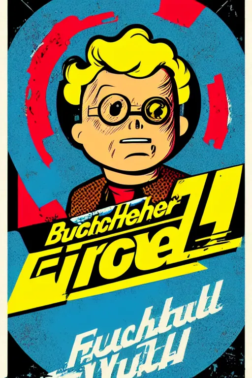 Image similar to fallout 7 6 retro futurist illustration art by butcher billy, sticker, colorful, illustration, highly detailed, simple, smooth and clean vector curves, no jagged lines, vector art, smooth andy warhol style