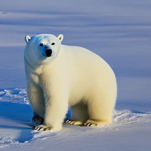 Prompt: spherical polar bear