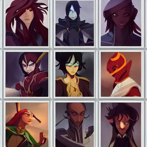 Prompt: dnd fantasy characters, face icon stylized minimalist code geass, loftis, cory behance hd by jesper ejsing, by rhads, makoto shinkai and lois van baarle, ilya kuvshinov, rossdraws global illumination