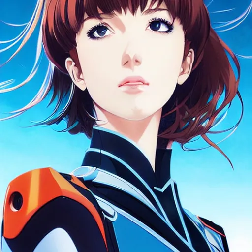 Prompt: An anime portrait of beautiful young women still from Robotech 1985 by Stanley Artgerm Lau ,WLOP, Ilya Kuvshinov ,James Jean, Andrei Riabovitchev , symmetrical