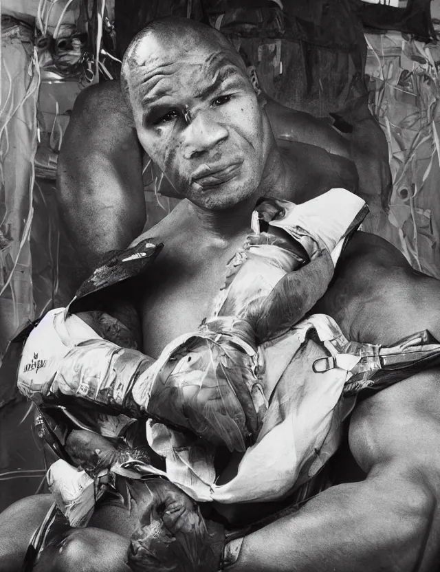 Image similar to photo portrait of Mike Tyson