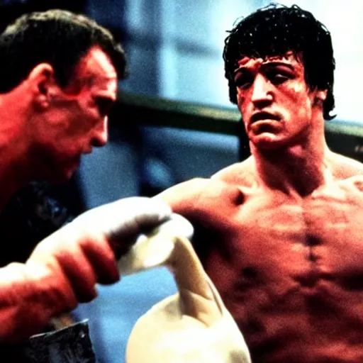 Image similar to Rocky Balboa as The Terminator