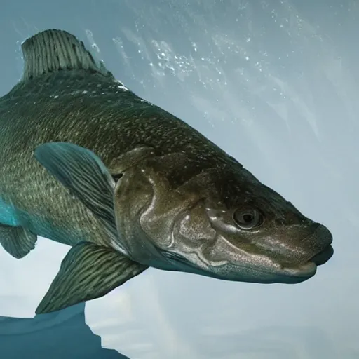 Prompt: incredibly detailed atlantic cod, hyper realistci, underwter, dynamic camera angle