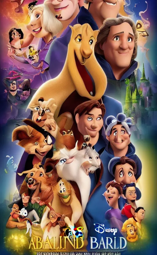 Image similar to a poster for a really bad Disney movie