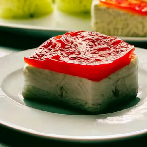 Image similar to aspic on plate