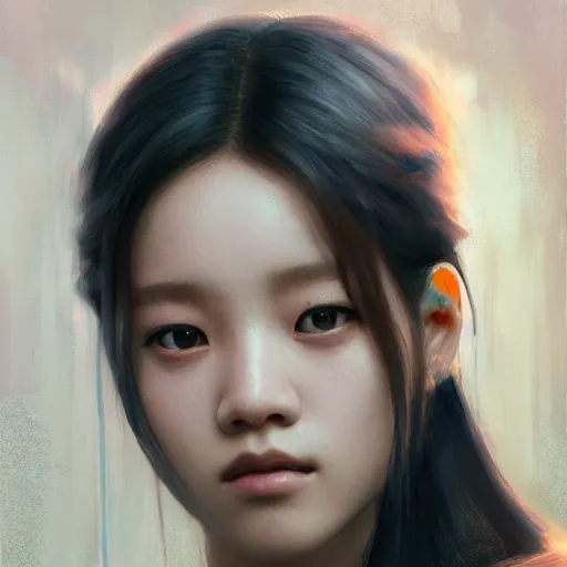 Image similar to jisoo of blackpink, hyperrealistic portrait, bladerunner street, art of elysium by jeremy mann and alphonse mucha, fantasy art, photo realistic, dynamic lighting, artstation, poster, volumetric lighting, very detailed face, 8 k, award winning