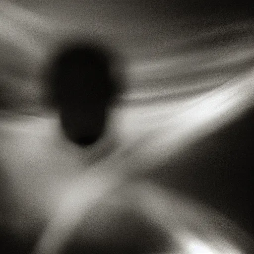 Image similar to an abstract photograph of a lonely male shadowy figure, underwater, motion blur, 35 mm, black-and-white