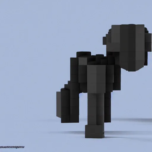 Image similar to a monkey made in a minimalist style, voxel, centered