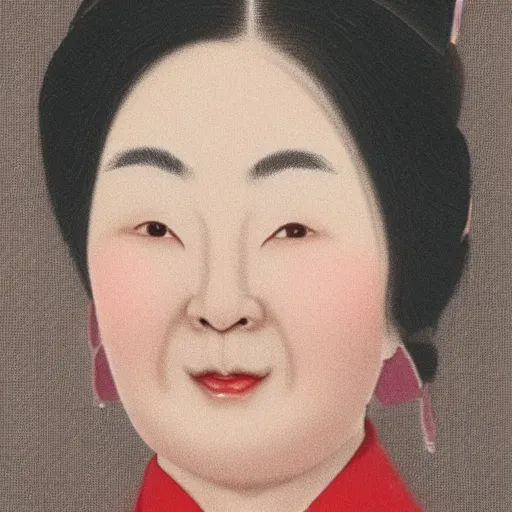 Prompt: detailed portrait lin daiyu in a dream of red mansions