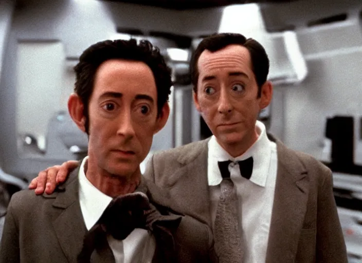 Image similar to ridley scott's alien starring pee wee herman vfx film