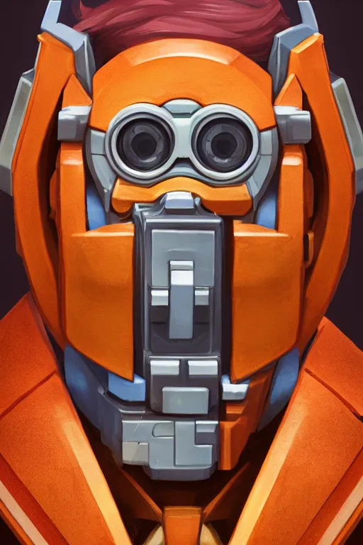 Prompt: portrait of Rung ((wearing spectacles and smiling)), IDW MTMTE TFWiki, Very highly detailed 8K, octane, Digital painting, the golden ratio