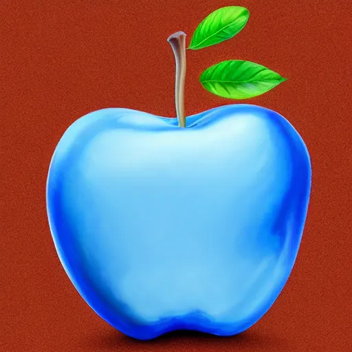 Image similar to blue apple