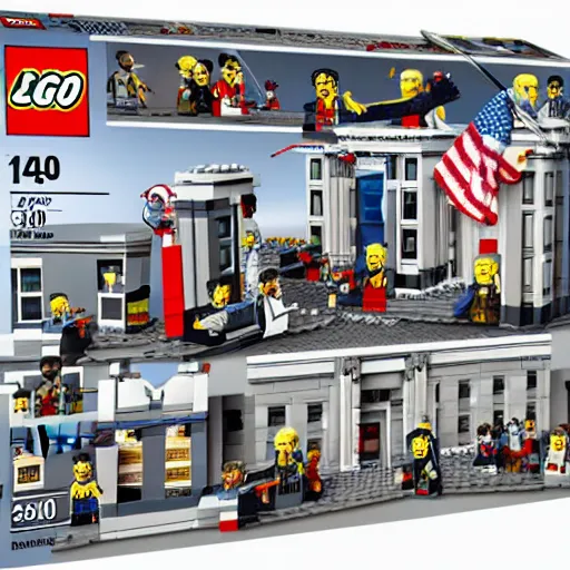 Image similar to concept art for a new 2 0 2 0 united states election lego set