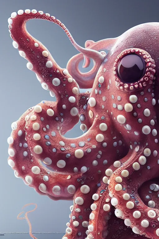Image similar to cute octopus, ultra realistic, concept art, intricate details, highly detailed, photorealistic, octane render, 8 k