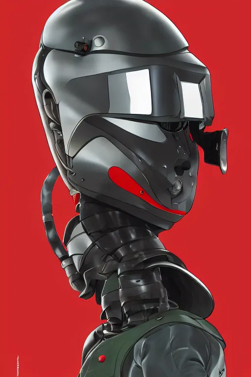 Image similar to robot ninja mask helmet metal gear solid training suit swat commando, aesthetic octane render, 8 k hd resolution, by ilya kuvshinov and cushart krentz and gilleard james, by carl warner and jim woodring, trending on artstation : 1. 5, sweet joy harmony color scheme