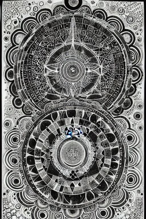 psychedelic chakra mandala