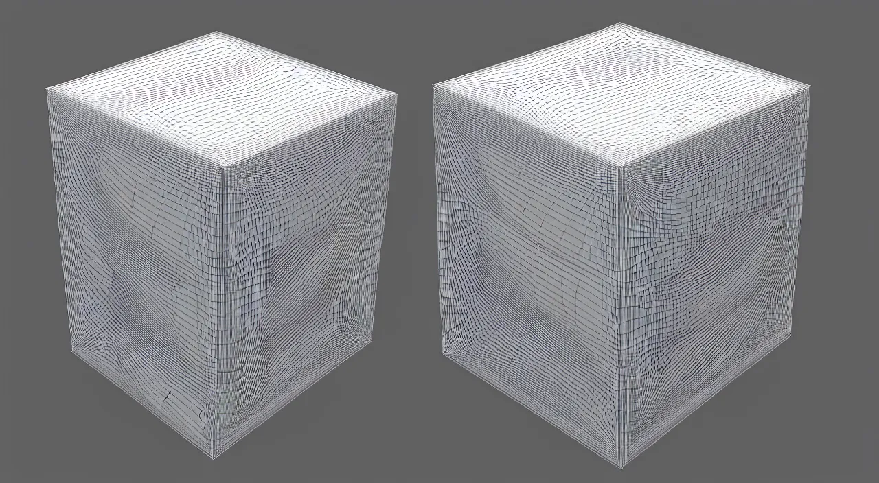 Prompt: 3 d render of a cube