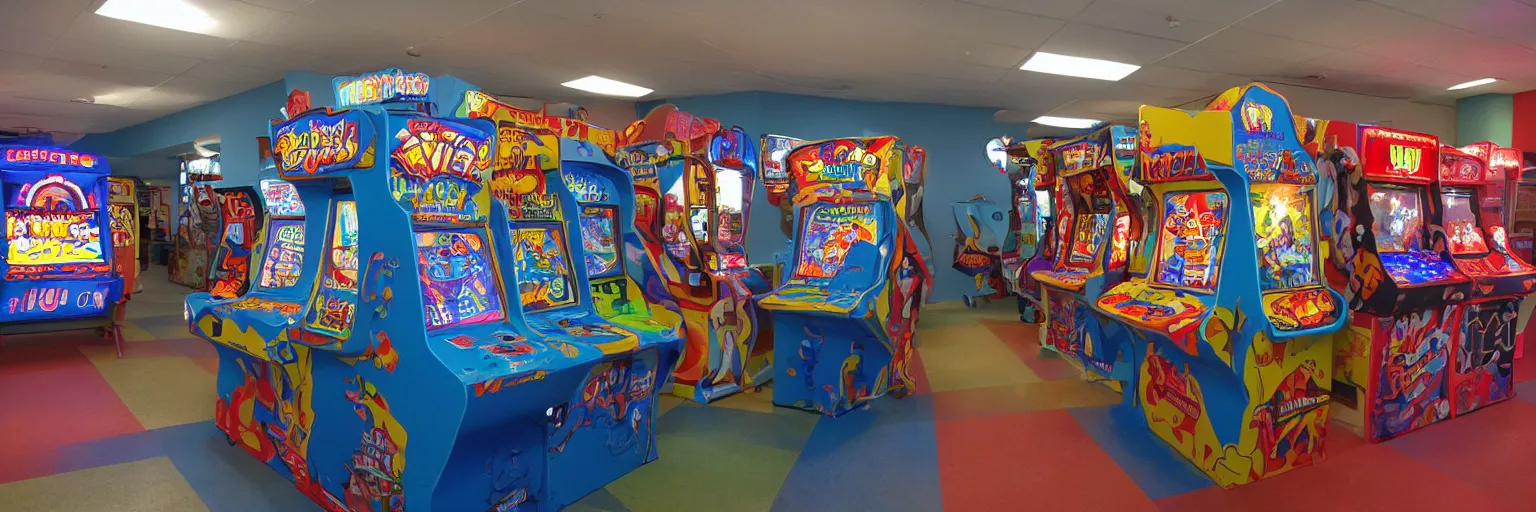 Image similar to 1990's arcade