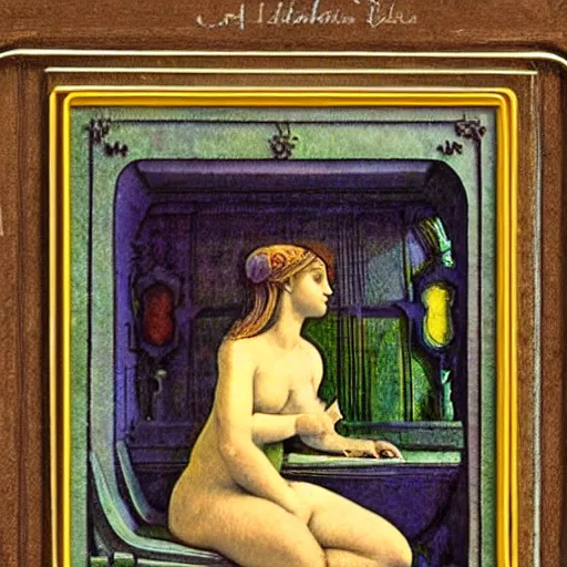 Image similar to a goddess in a liminal room, polaroid by leon battista alberti, limited color palette, very intricate, art nouveau, highly detailed, lights by hopper, soft pastel colors, minimalist