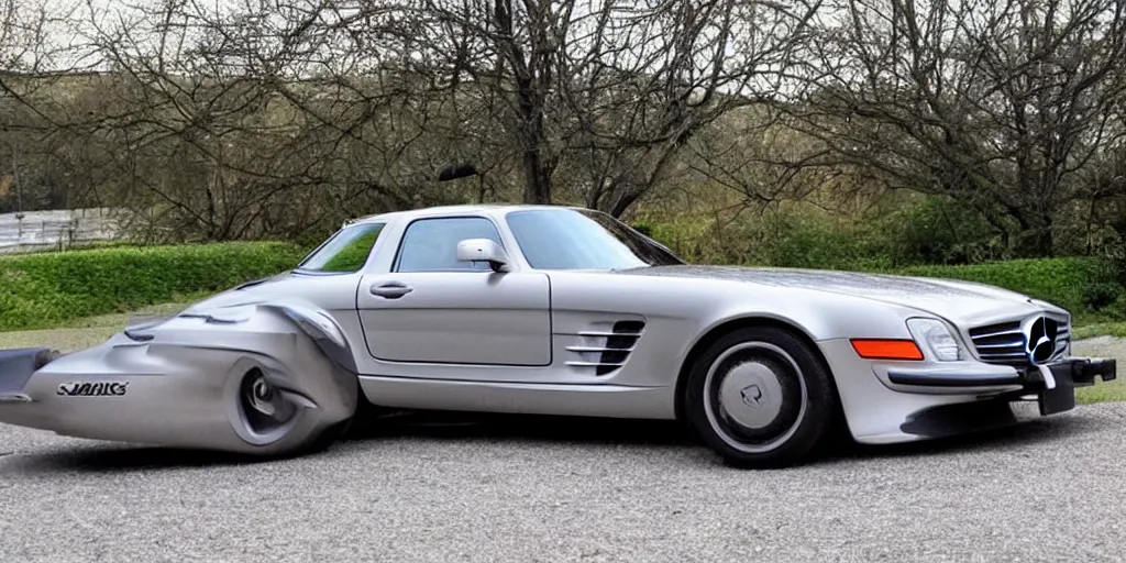 Image similar to “1980s Mercedes SLS, ultra realistic, 4K”