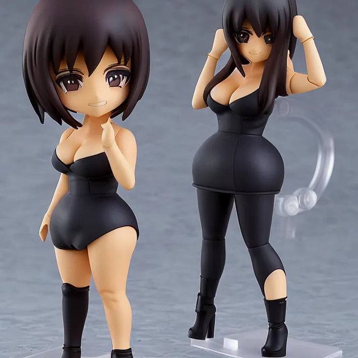 Image similar to kim kardashian, an anime nendoroid of kim kardashian, figurine, detailed product photo