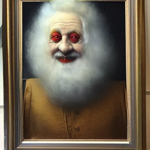 Image similar to ronald mcdonald painting by agostino arrivabene