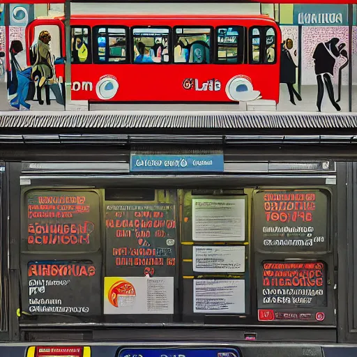 Prompt: London underground Tfl poster, detailed