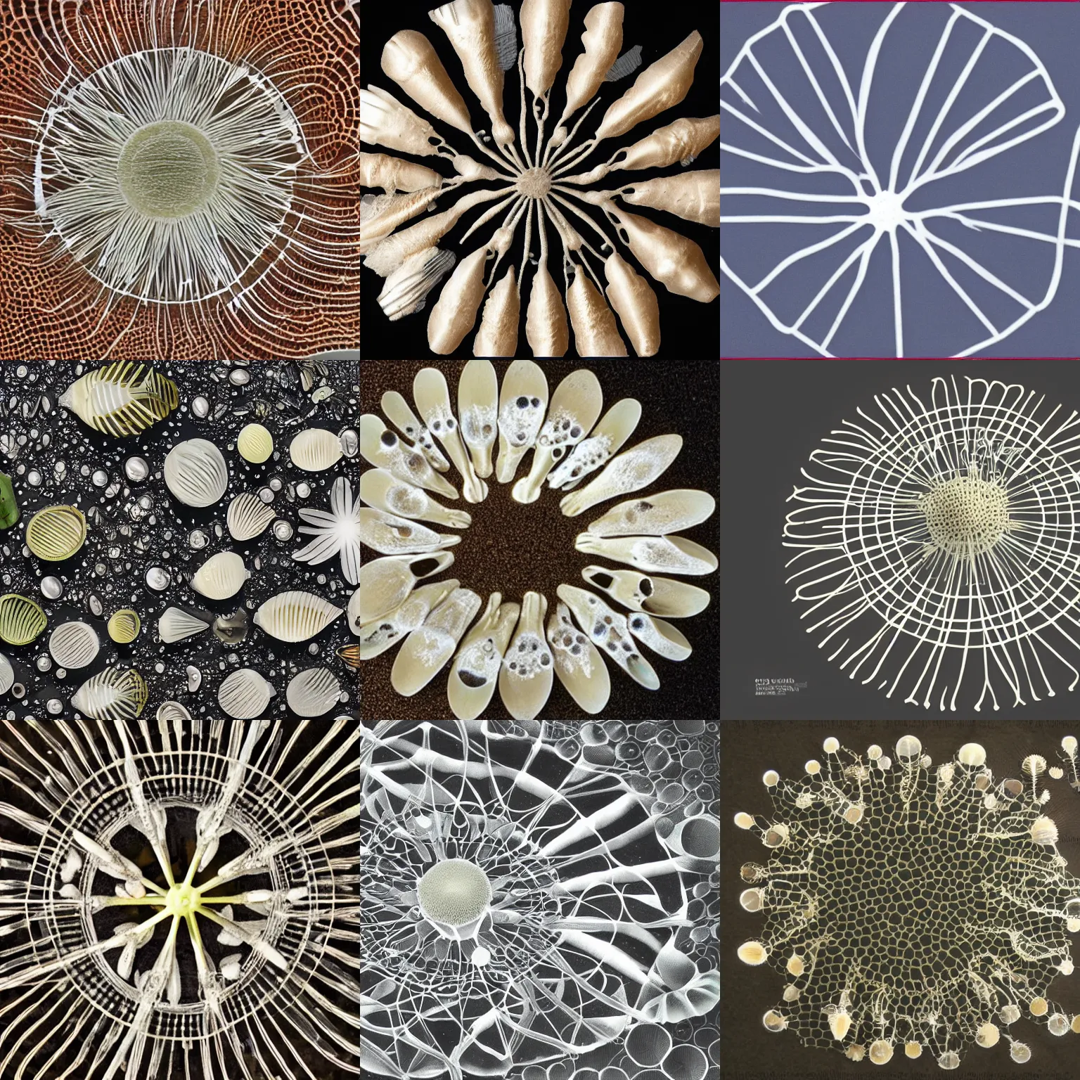 Prompt: diatoms assembly