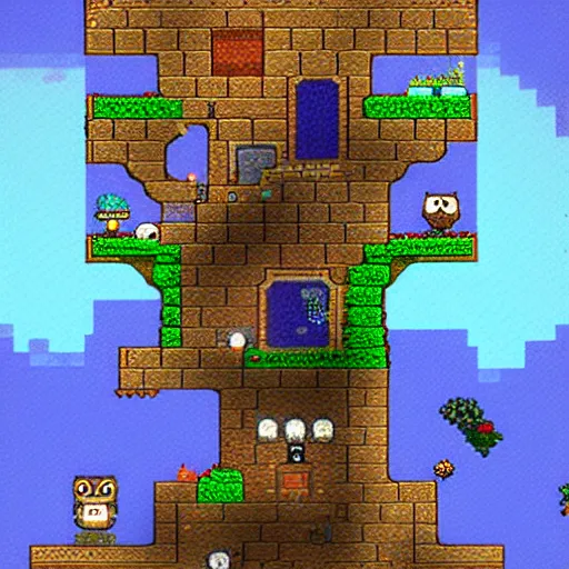 Image similar to terraria owl boss