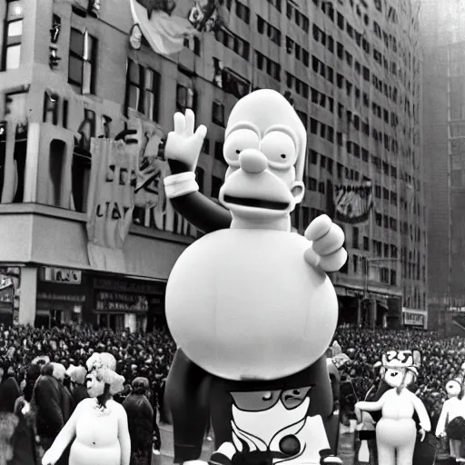 Image similar to Homer Simpson Balloon in the Macy's Thanksgiving Day Parade 1953